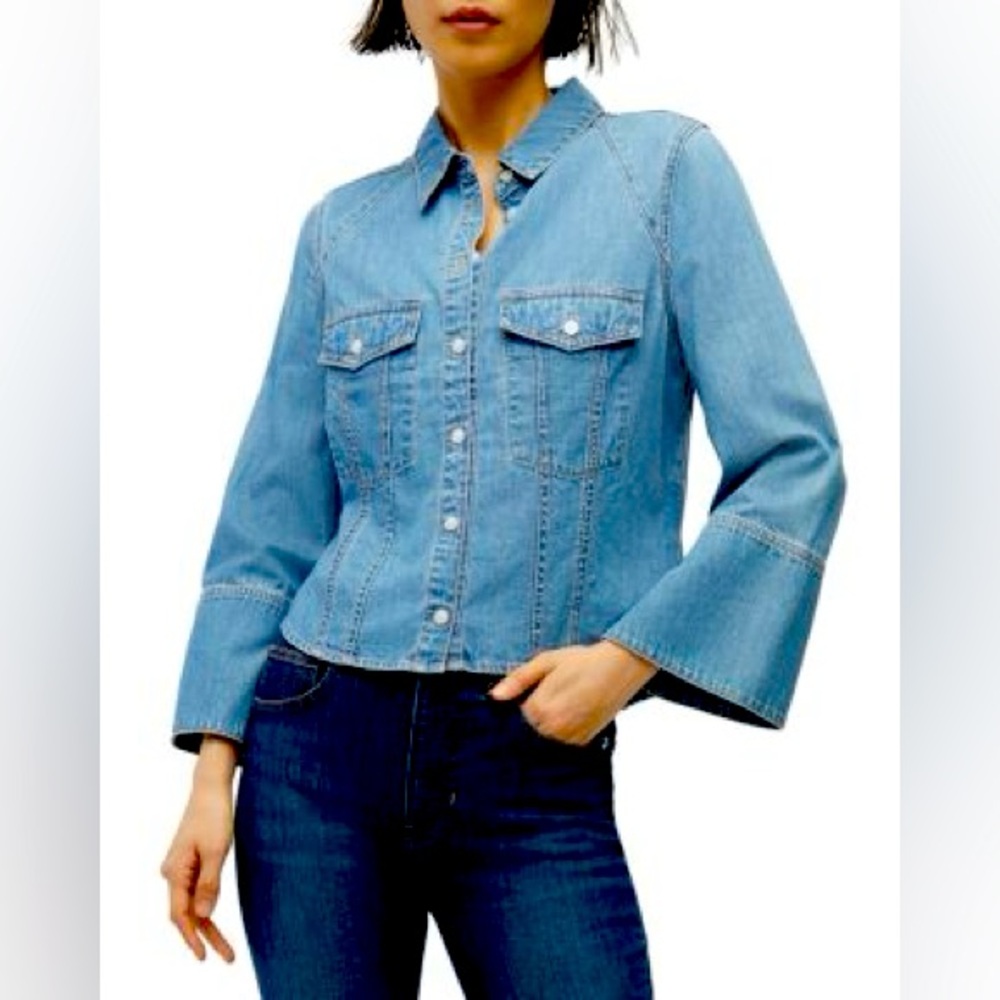 Veronica Beard Tivi denim shirt